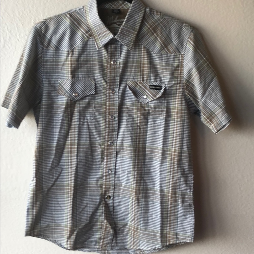 Workwear By Volcom Men’s Snap Button S/S Shirt